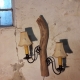 driftwood wandlamp