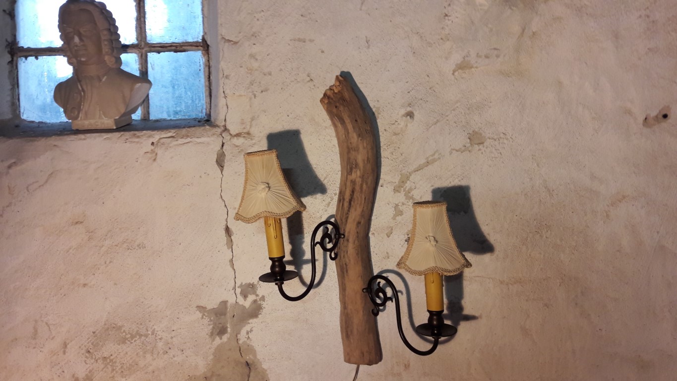 driftwood wandlamp